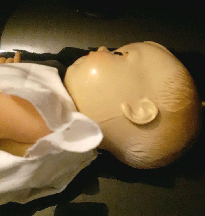 cute!ビンテージ　tiny tears コンポジション　ぺビースリープドール