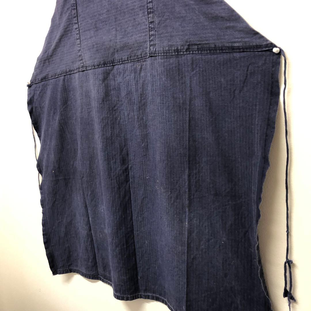 【ユーロ古着】ユーロワーク ヘリンボーン エプロン