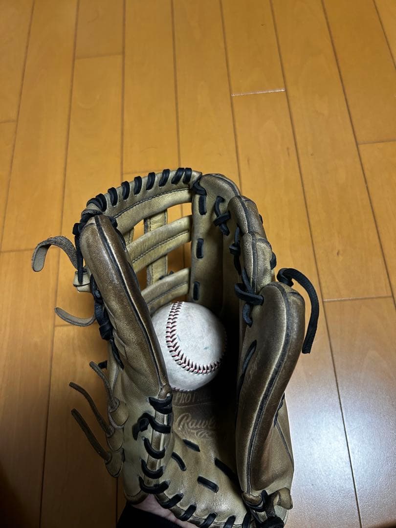 Rawlings ベージュ 硬式外野用グローブ