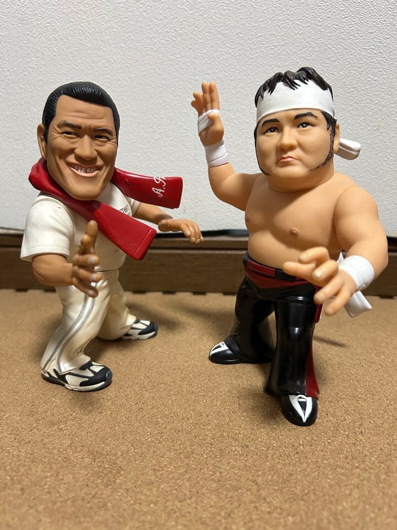 HAO アントニオ猪木　橋本真也　2体　ソフビ　フィギュア