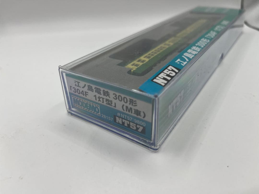 モデモ　NT57 江ノ島電鉄300形　304F 1灯型　M車　江ノ電