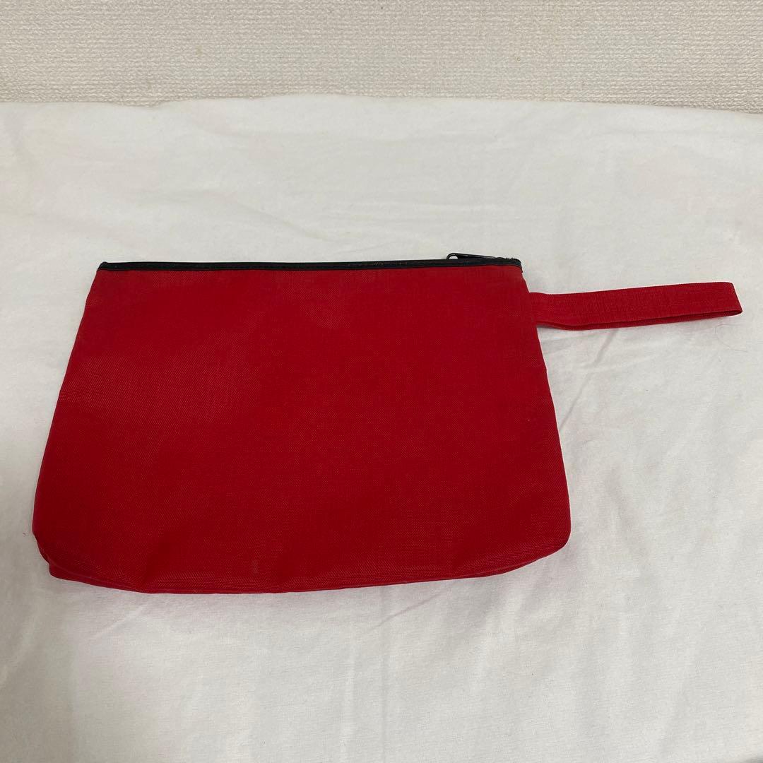 ディズニー　開園当初グッズ　レア　ポーチ　レッド