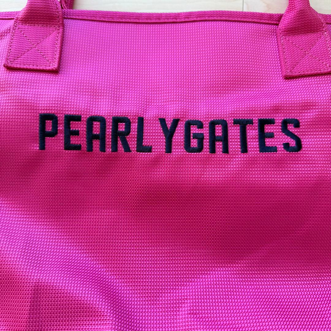 PEARLYGATES パーリーゲイツ　ピンク トート　ロッカーバック　ゴルフ