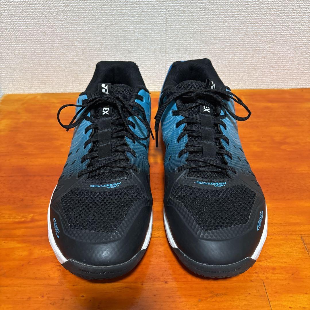 テニス 27.5cm ヨネックス パワークッションエアラスダッシュ4 ワイドGC