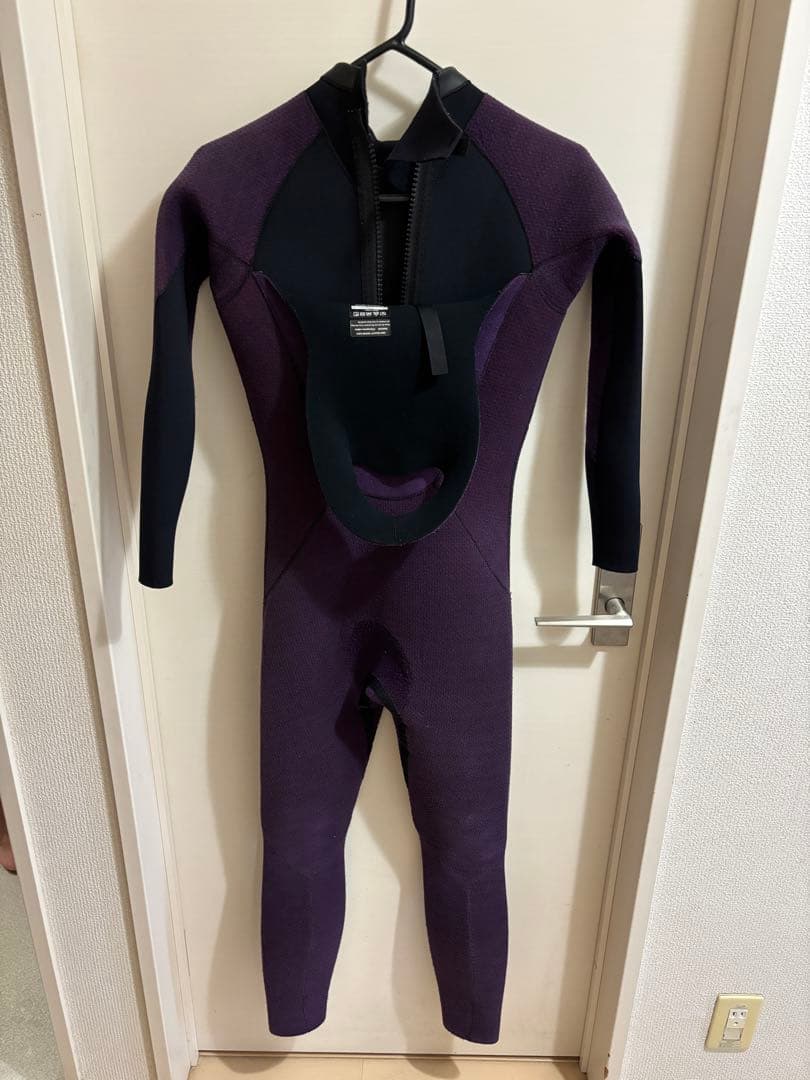 ボーイズ160cm オーダー 5x3mmセミドライ バックジップ エアタイト