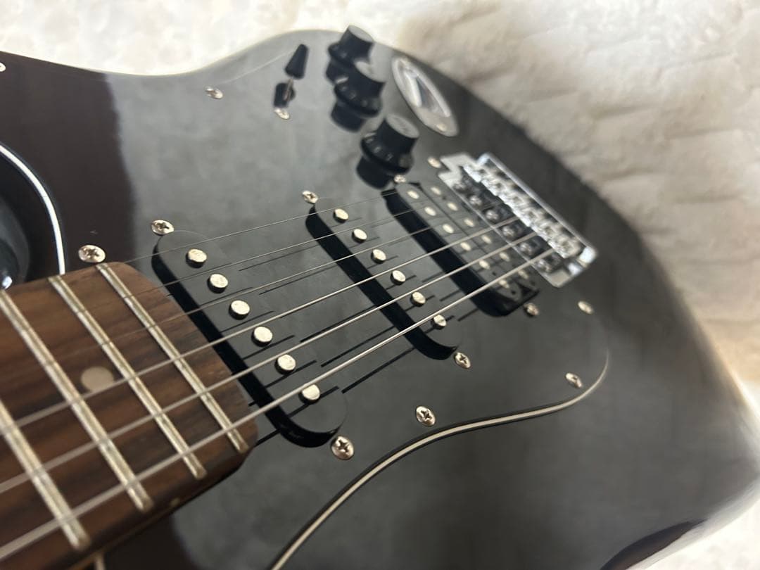 SELVA ストラトキャスター ブラック 黒 SSH セルバ ミニギターアンプ