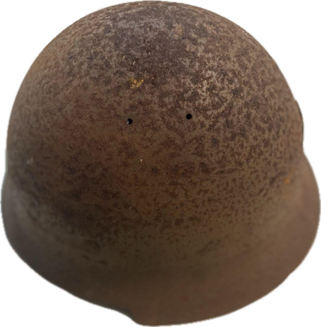 片*中様 旧日本軍 九〇式鉄帽 鉄兜 星章付き 当時物 昭和レトロ ミリタリー