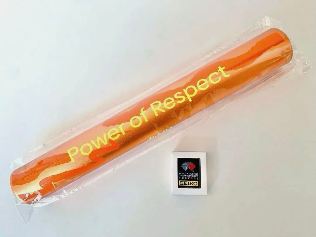 超レア◾️東京2025世界陸上 オリジナルバトン+ピンズ 記念グッズ 記念品