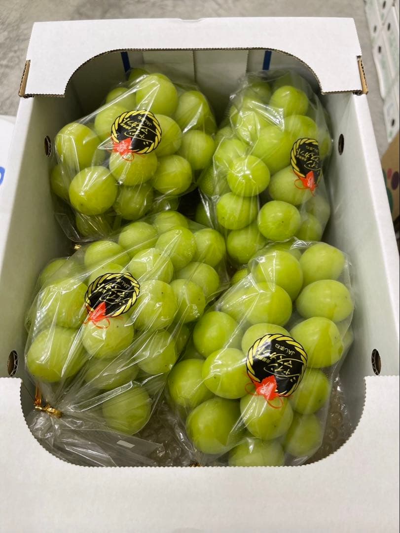 66【島根県産】シャインマスカット約2キロ(3〜5房)×2