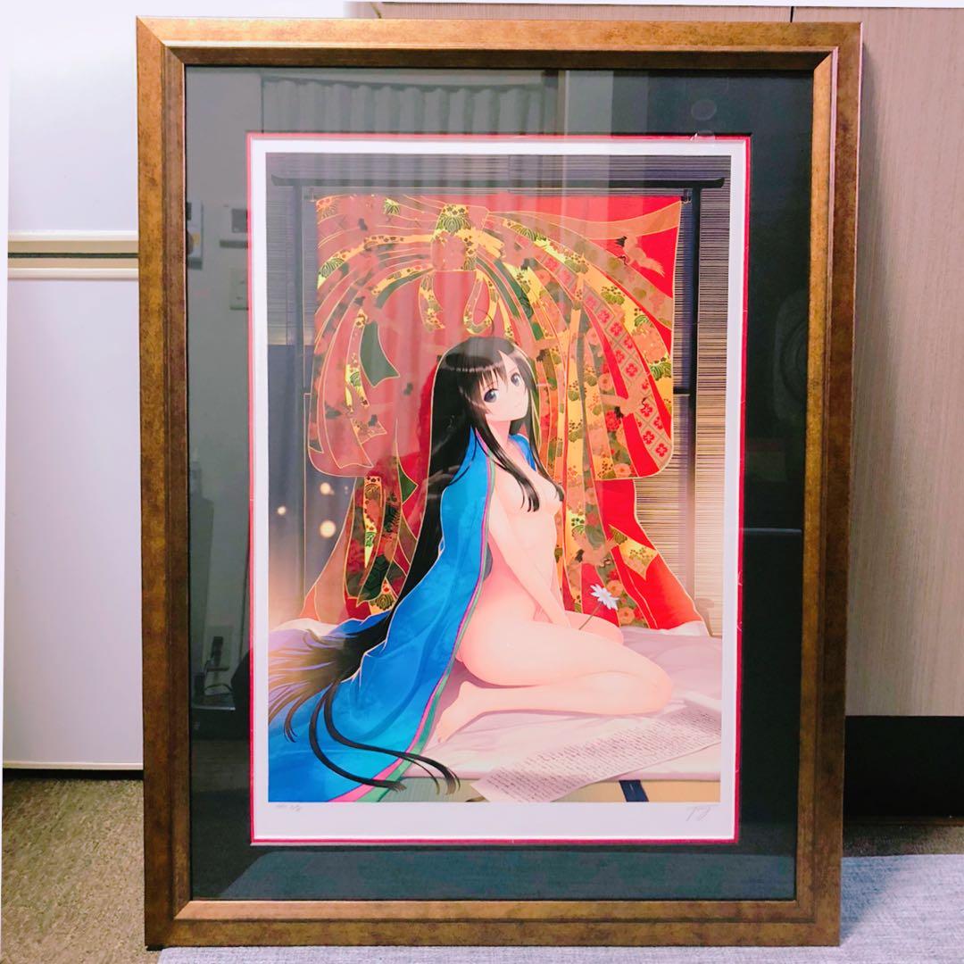 Tony トニー「恋慕」アールビバン株式会社　大型 高級版画　複製原画　保証書付