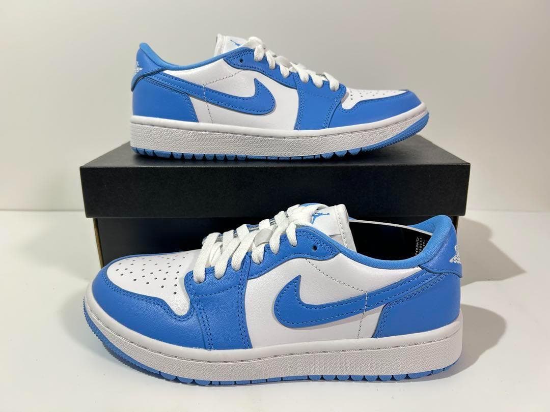 【新品】NIKE エアジョーダン1ロー ゴルフ \"UNC\" ユニバーシティブルー