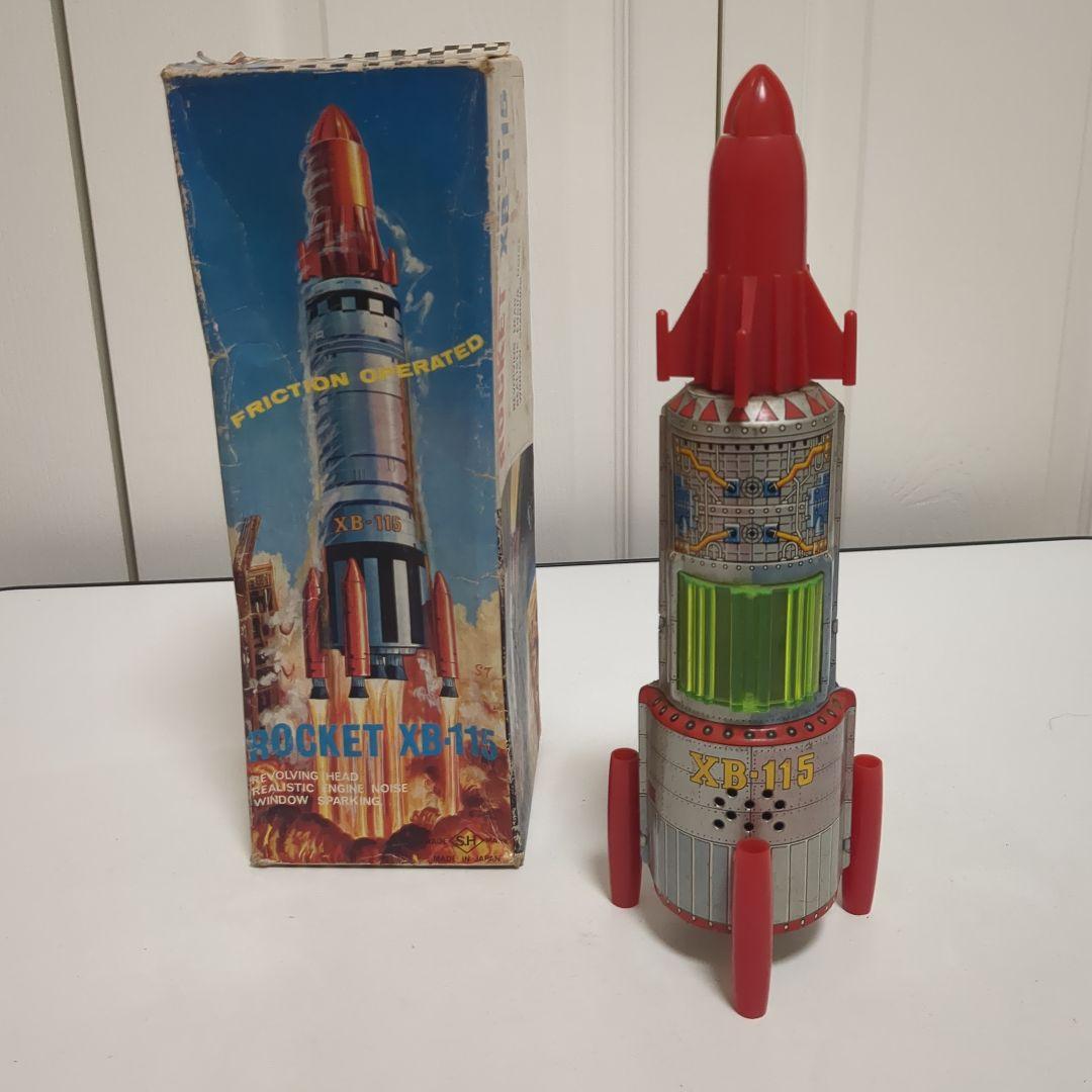 哲*様 ROCKET XB-115 フリクション式おもちゃ　ブリキ