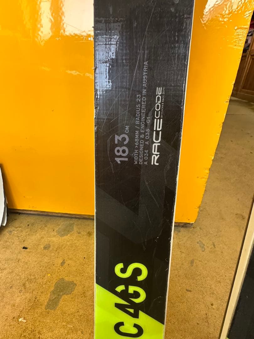 FISCHER RC4 GS スキー Z17 183センチ R23m