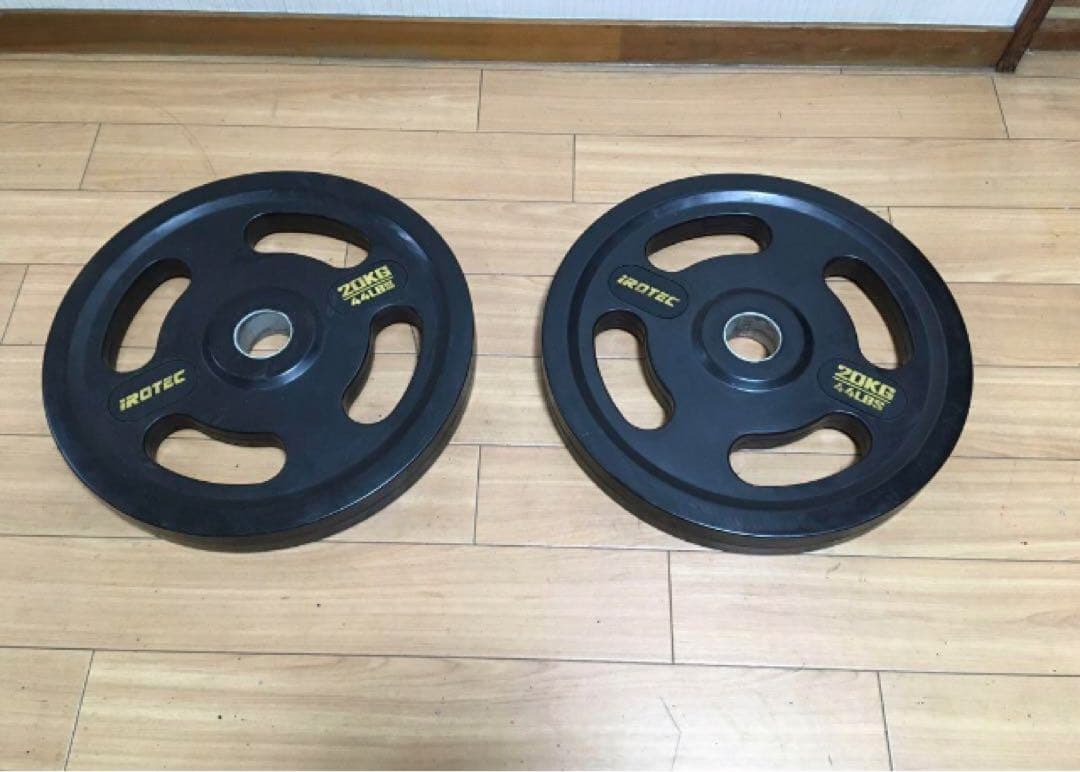 ①アイロテックIROTEC プレート20kg x 1枚穴径50mm(同時購入)