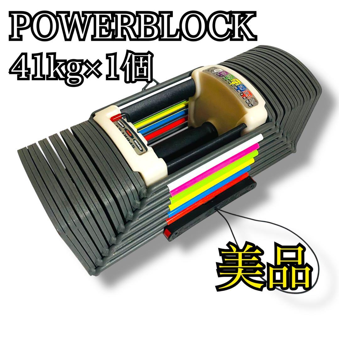 【美品】PowerBlock 可変式ダンベル 41kg 筋トレ トレーニング