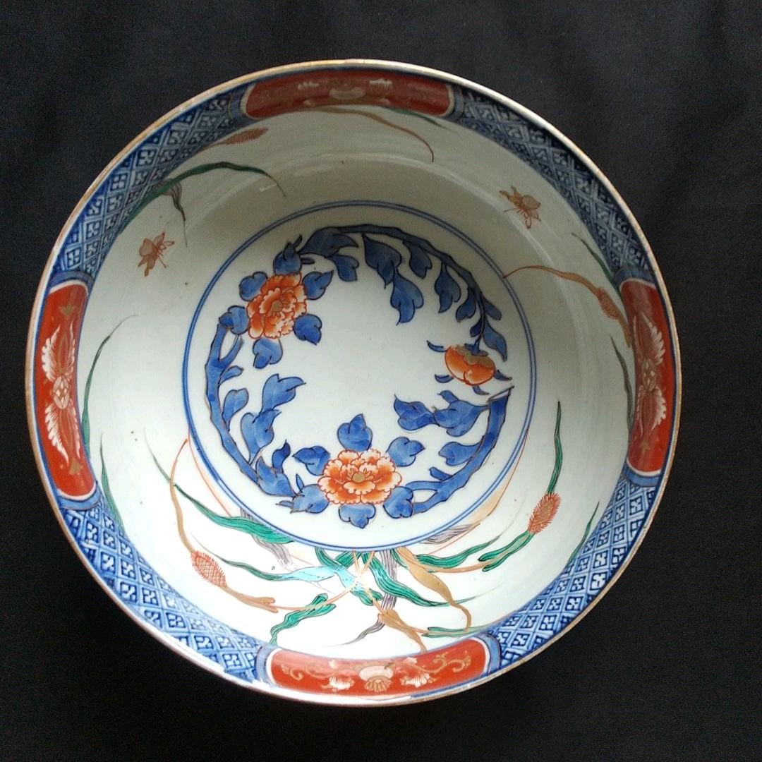 特別出品 古伊万里 金襴手 龍文鉢 江戸中期 美術館級 骨董 茶道具
