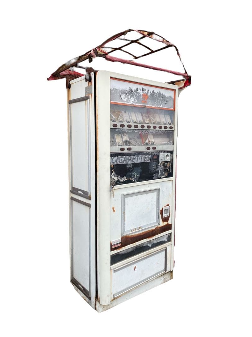 鍵付 レトロ タバコ 自動販売機 GLORY 自販機 TY-514 ma132