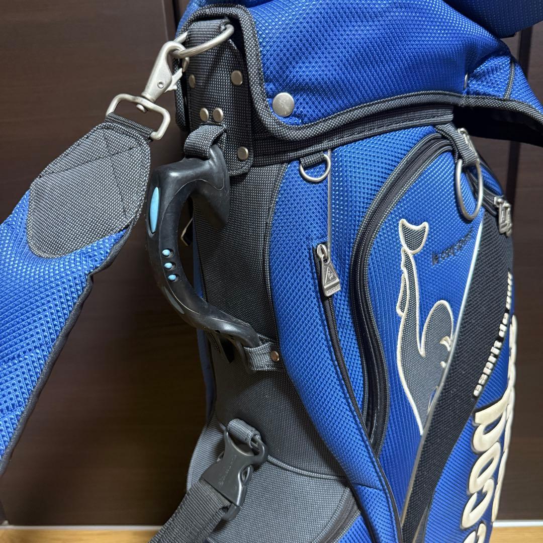 le coq sportif キャディバッグ ゴルフバッグ ブルー