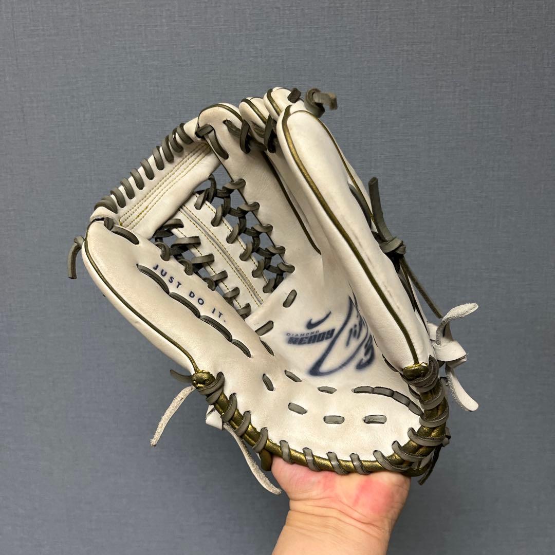 1136 ナイキ ダイヤモンドチッパー 型抜群 極美品 軟式 内野手用グローブ