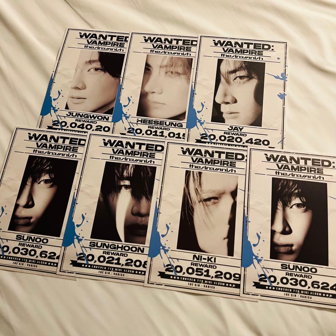 enhypen THE SIN : VANISH ポップアップ 購入特典 手配