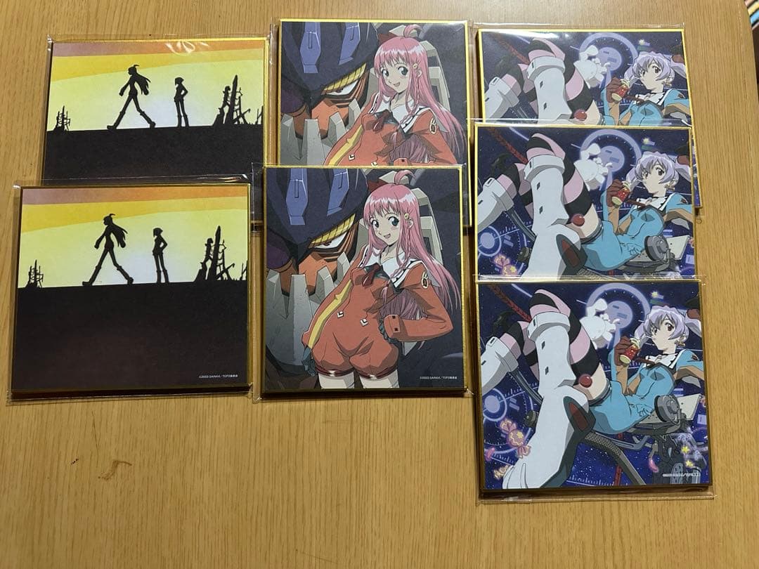 トップをねらえ2 75㎜缶バッジ ミニ色紙セット　C-2、C-4、C-6