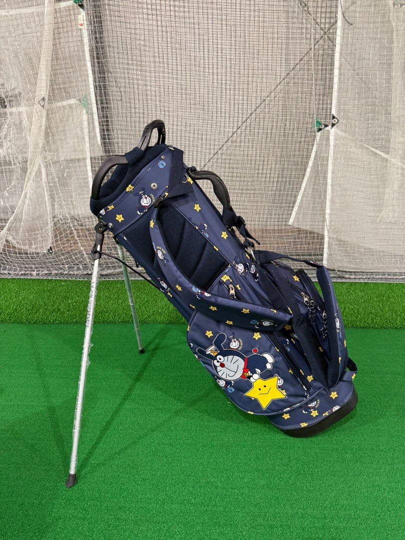 美品ドラえもん × Jack Bunny!! ねがい星 スタンド型キャディバッグ
