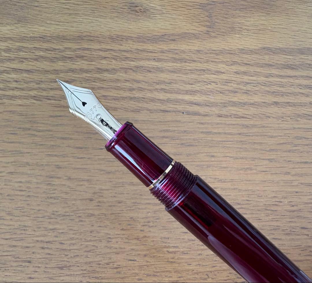 プラチナ 万年筆 センチュリー #3776 ブルゴーニュ EF