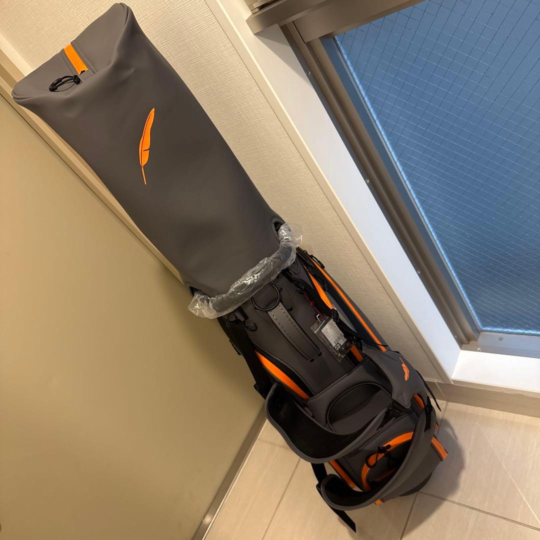 フォーティーン　FOURTEEN スタンドキャディバック　グレー／オレンジ