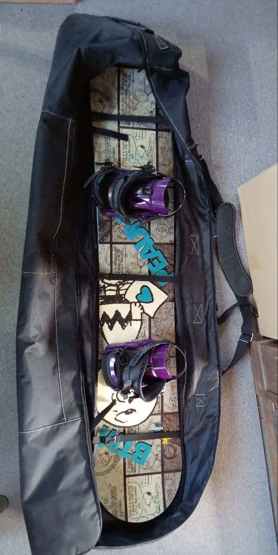 BMT スノーボード グレー/青/紫