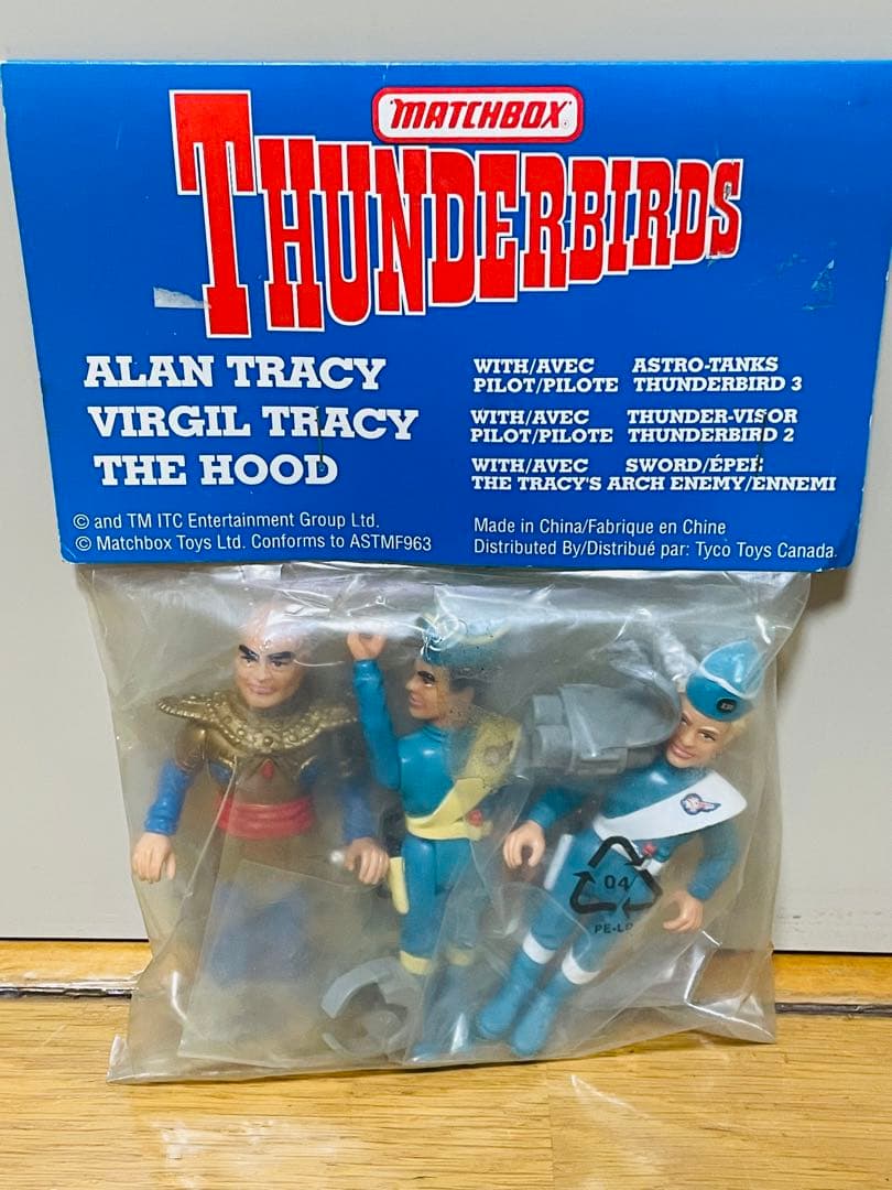 マッチボックス　サンダーバード　MATCHBOX 3体 アラン バージル フッド
