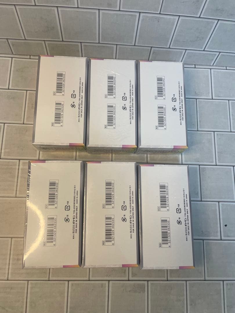 ポケモンカード ハイクラスパックex　テラスタルフェス 6BOX　シュリンク付
