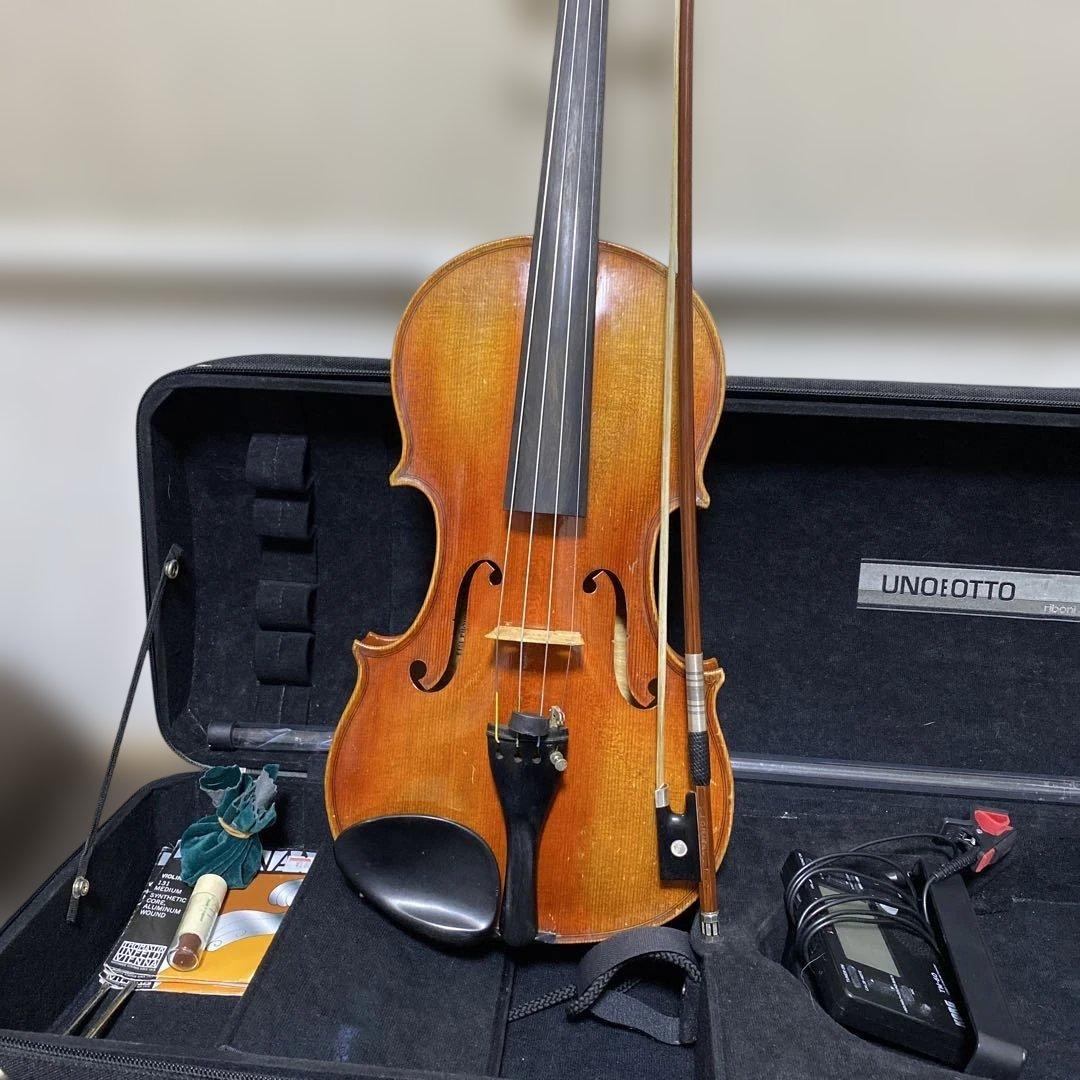 バイオリンセット(ケース】木製/イタリア製/マウリツィオ リボーニ