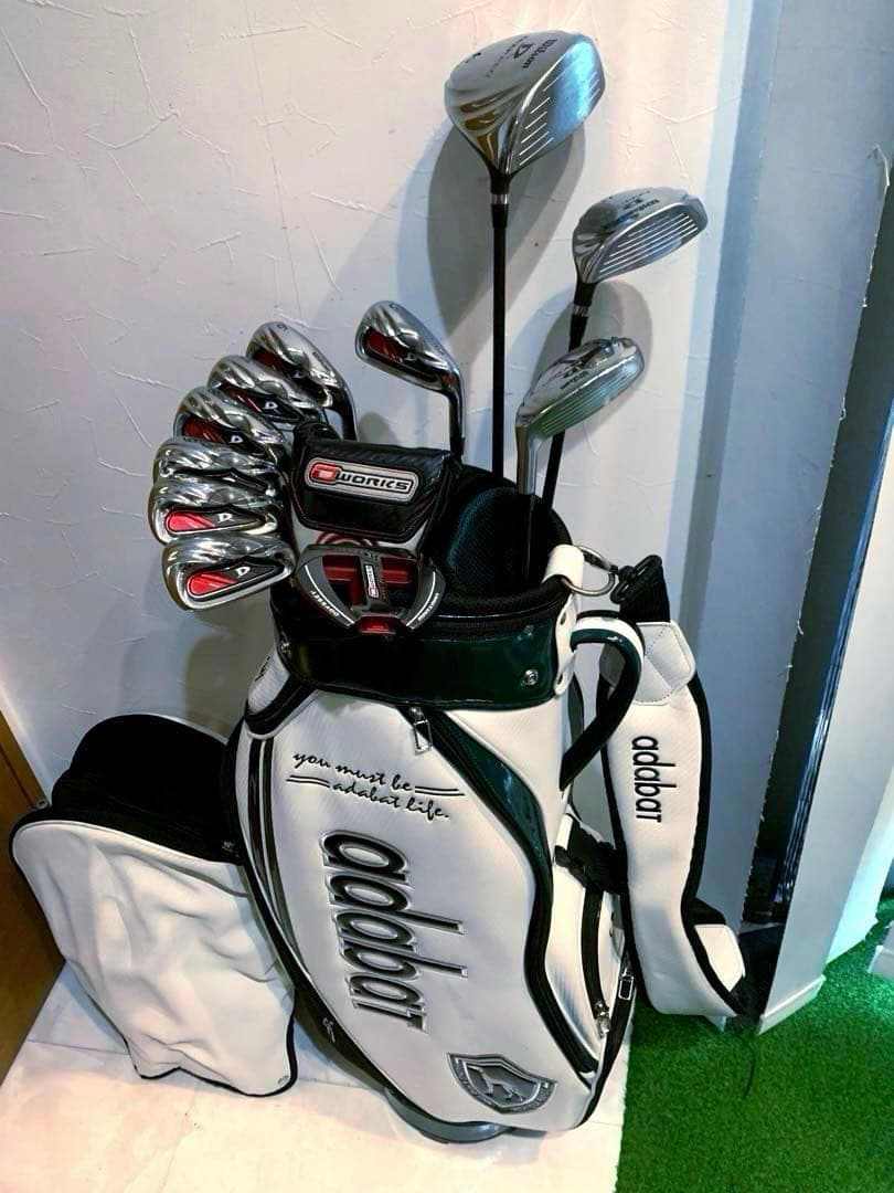 豪華　良品　ウィルソン　ゴルフクラブ フルセット　バッグ／アダバット