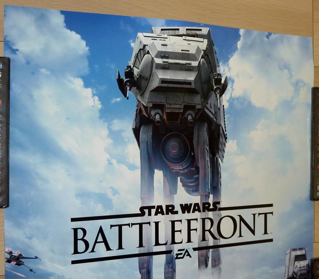 非売品★スターウォーズ バトルフロント 店頭販促用 ポスター B2サイズ