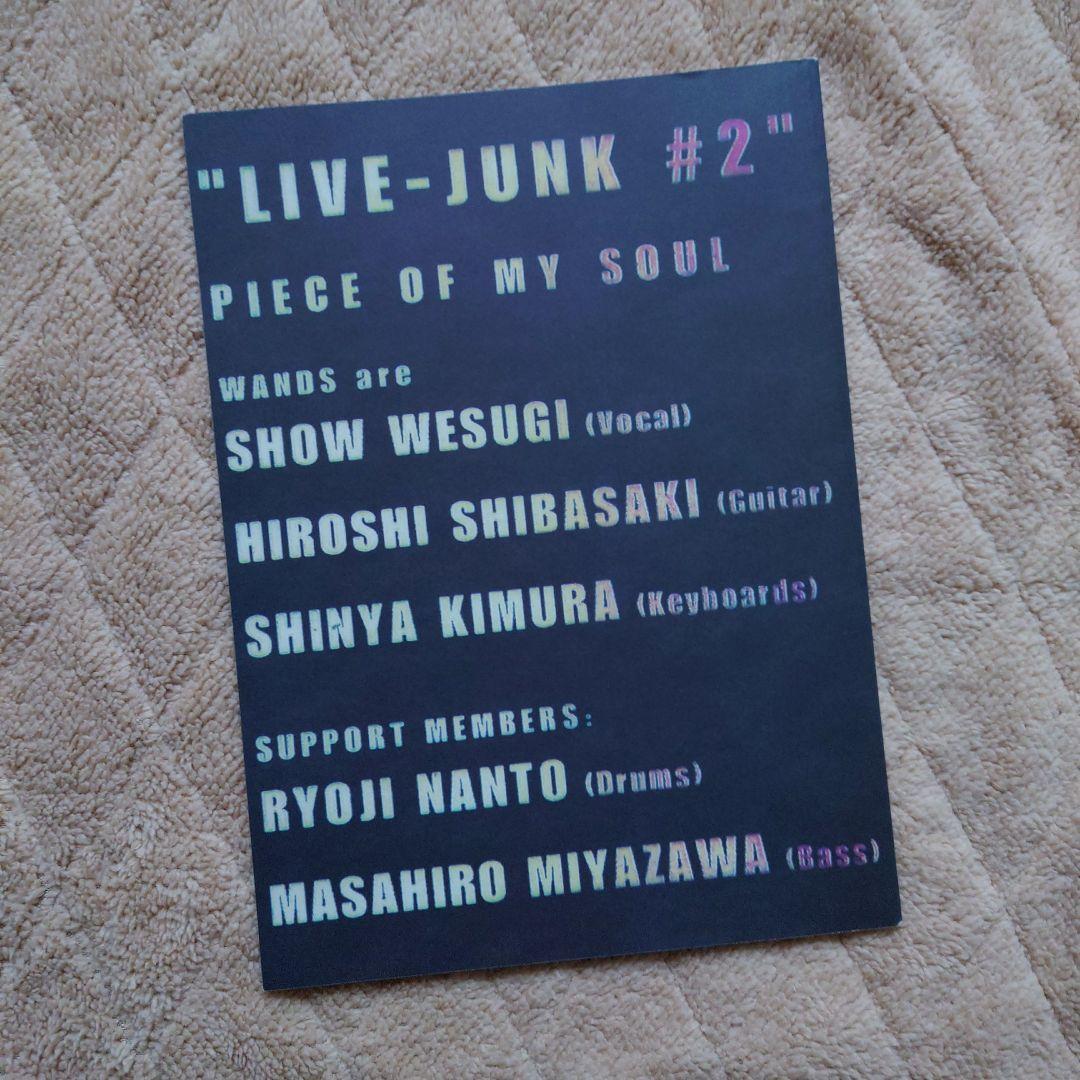WANDS LIVE-JUNK ♯2 パンフレット