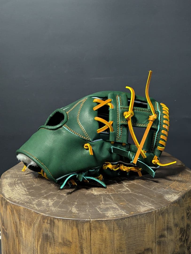 （学生対応）ダークグリーン硬式用グローブ