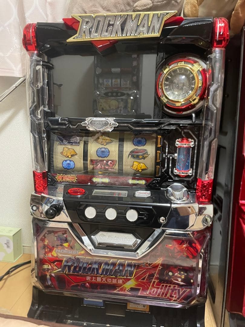 パチスロ　ロックマンアビリティ　メダル不要機搭載　作動確認済み