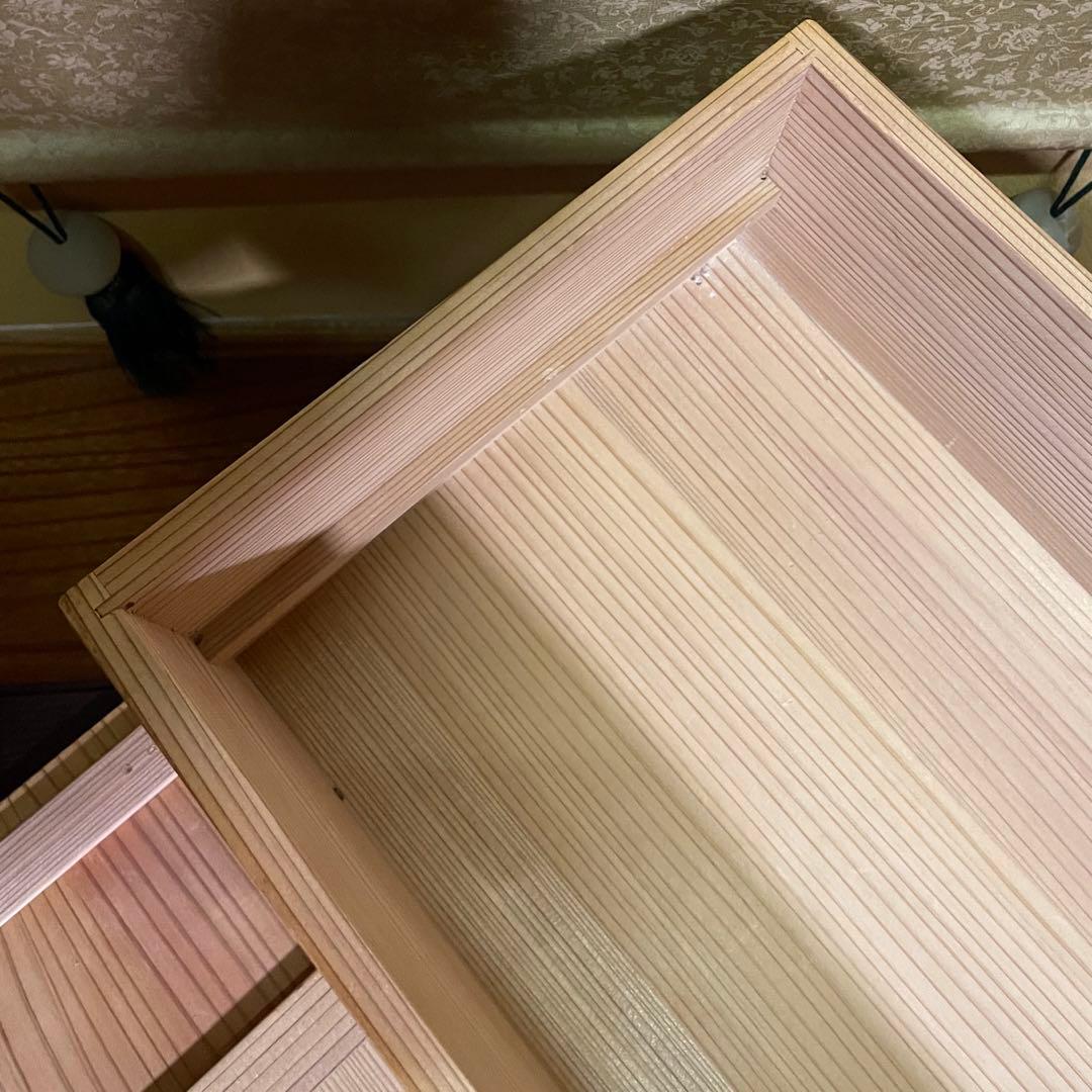 【激レア品】白木の生舟 [特大] 蕎麦保存箱 蕎麦道具 古民具 ビンテージ