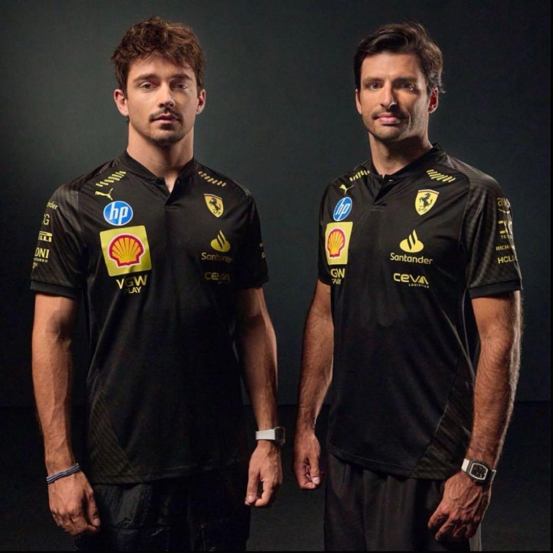 2024年イタリアGP限定 フェラーリ ドライバーズカード　ルクレール　サインツ