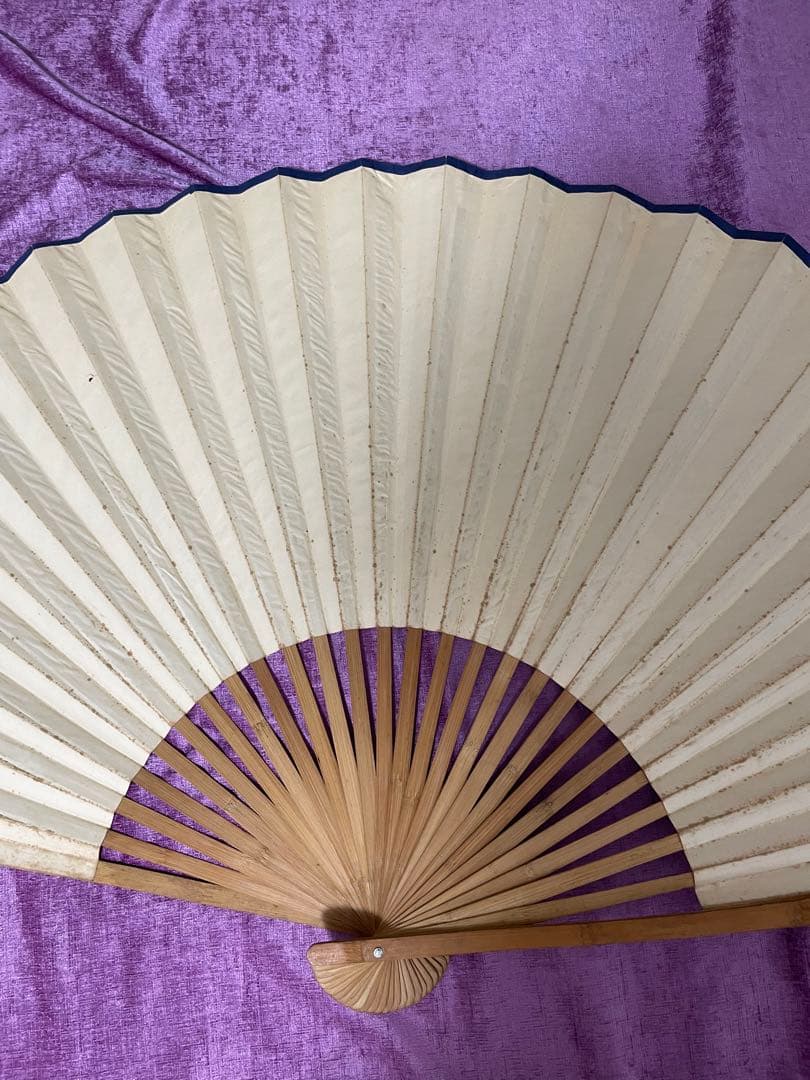 刀剣の業物 歴代列位者 扇面　巨大うちわの置物　古代飾り歴史物