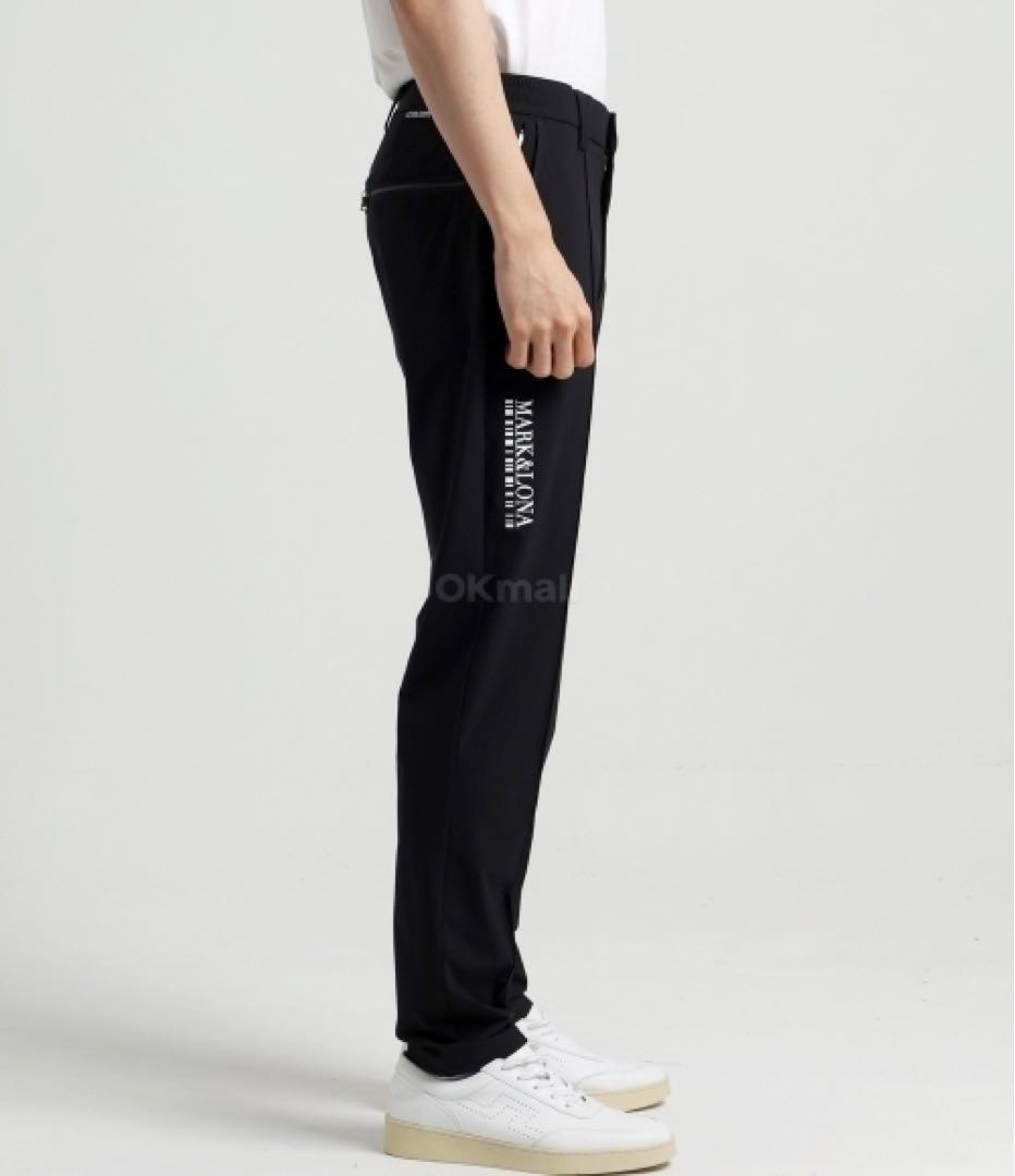 美品 ★ MARK&LONA ボトムス マーク&ロナ ジョガー ジャージー 黒