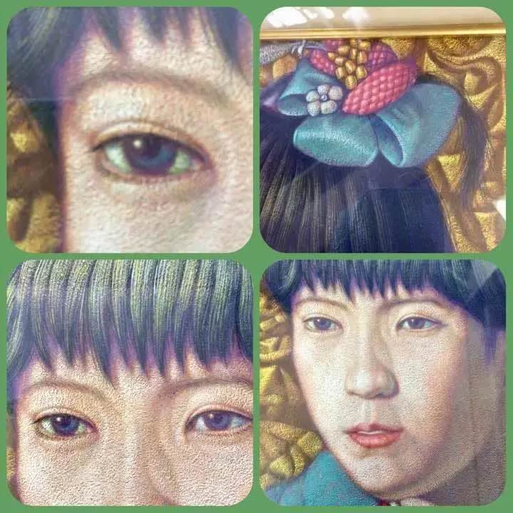 超限定5月18日20時迄‼️「少女 」稲垣 孝二 油彩3F日動画廊Hasegawa