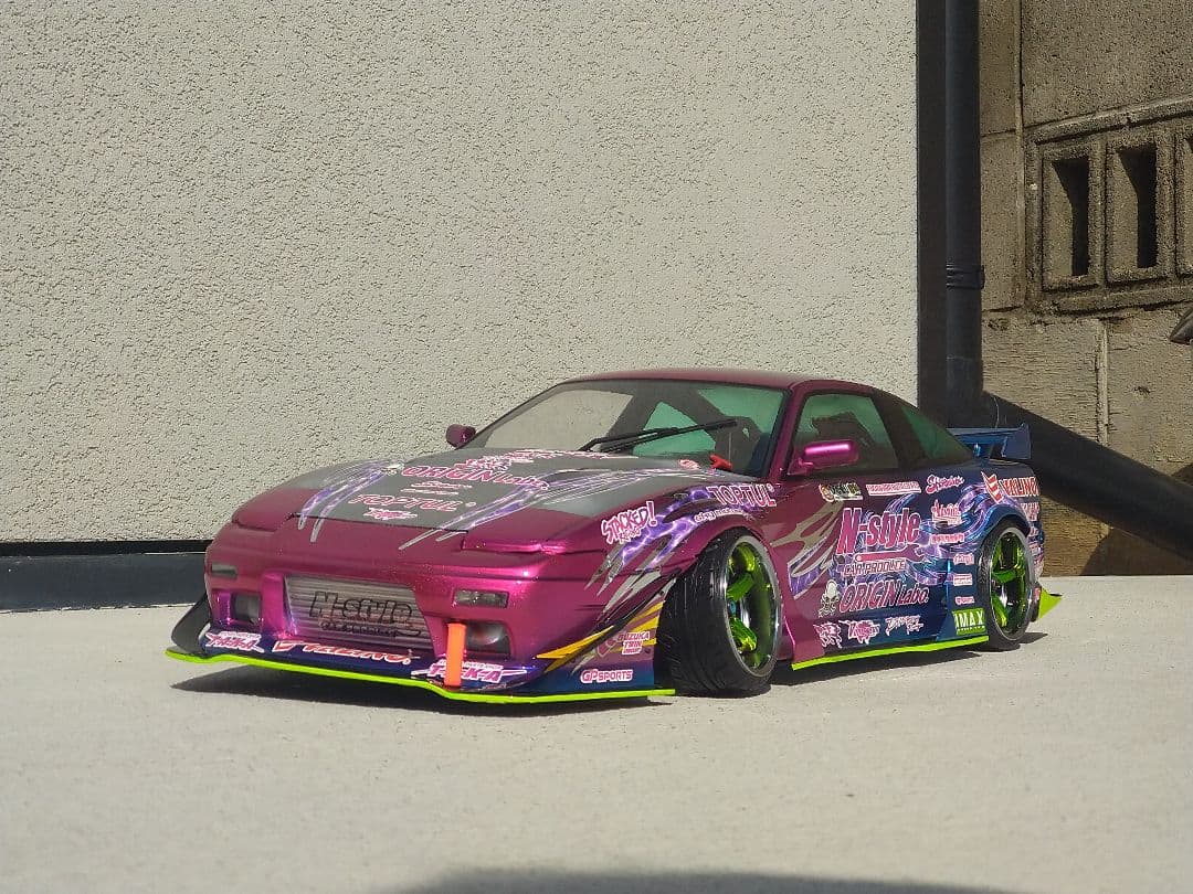 ReveD　WISTERIA 180SX　ラジコンボディ