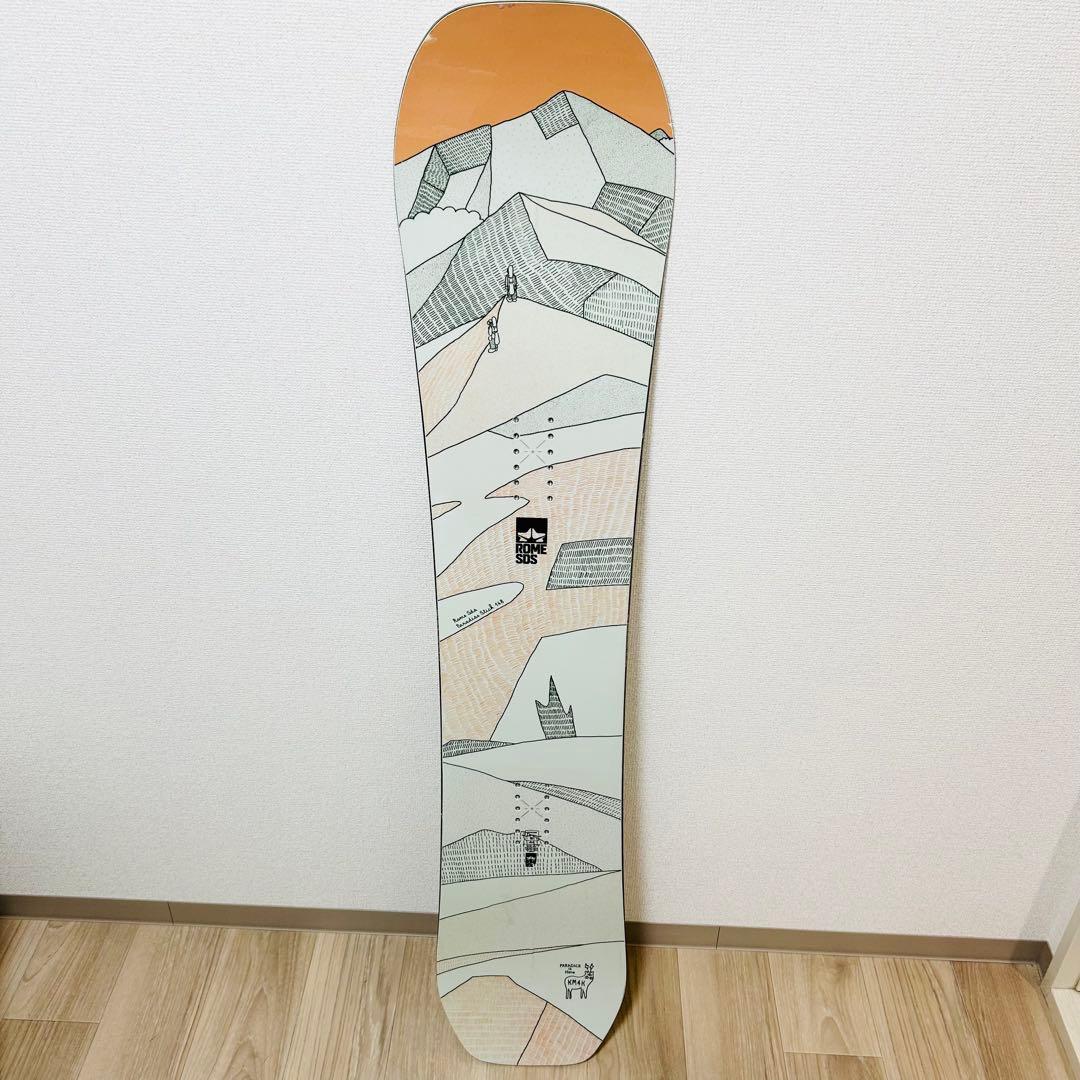 極美品 ROME×KM4K paradise stick 148 スノボ
