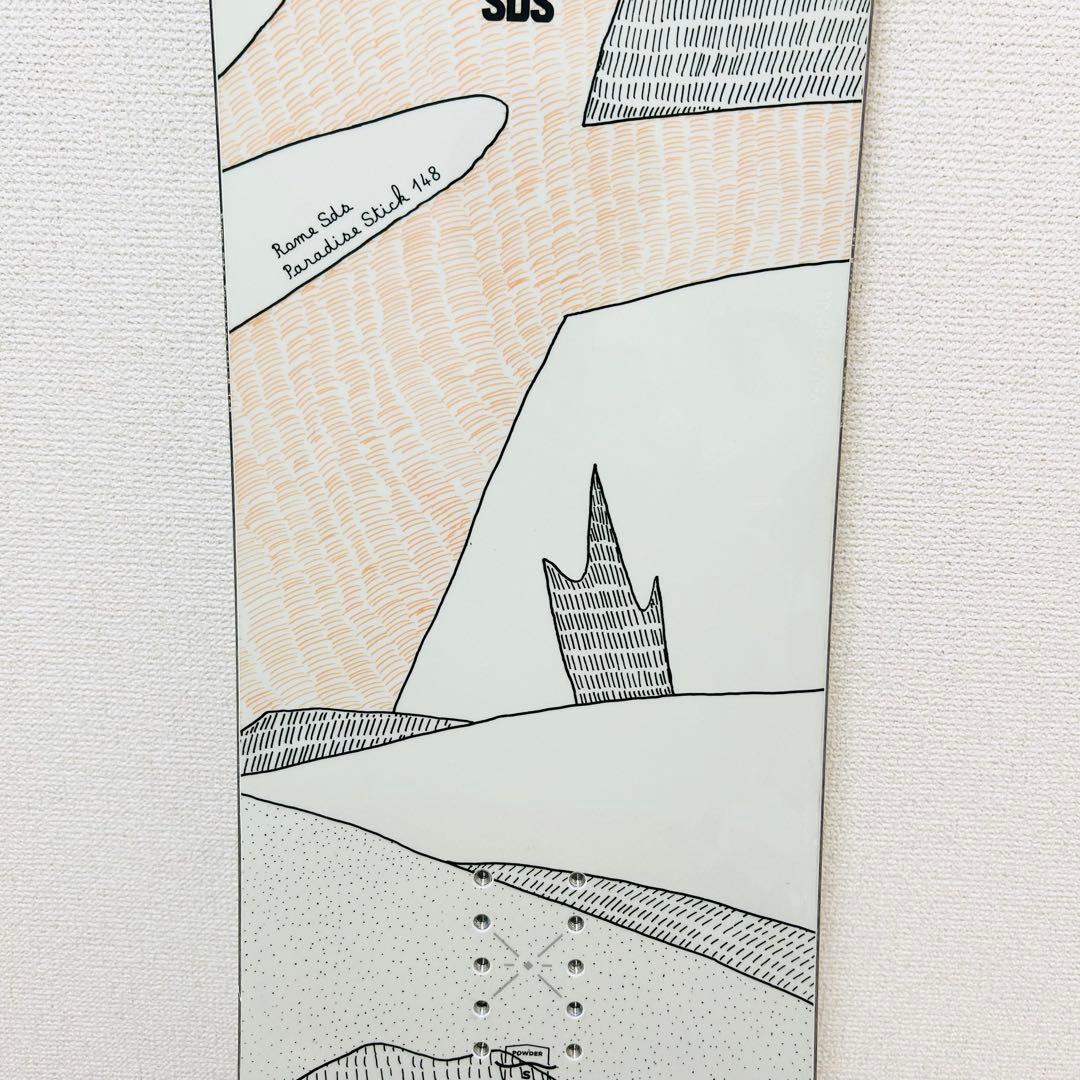極美品 ROME×KM4K paradise stick 148 スノボ