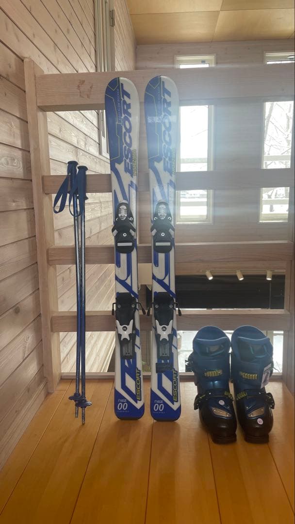 カービングスキー板100cm103セットビンディングストック子供ジュニアキッズ