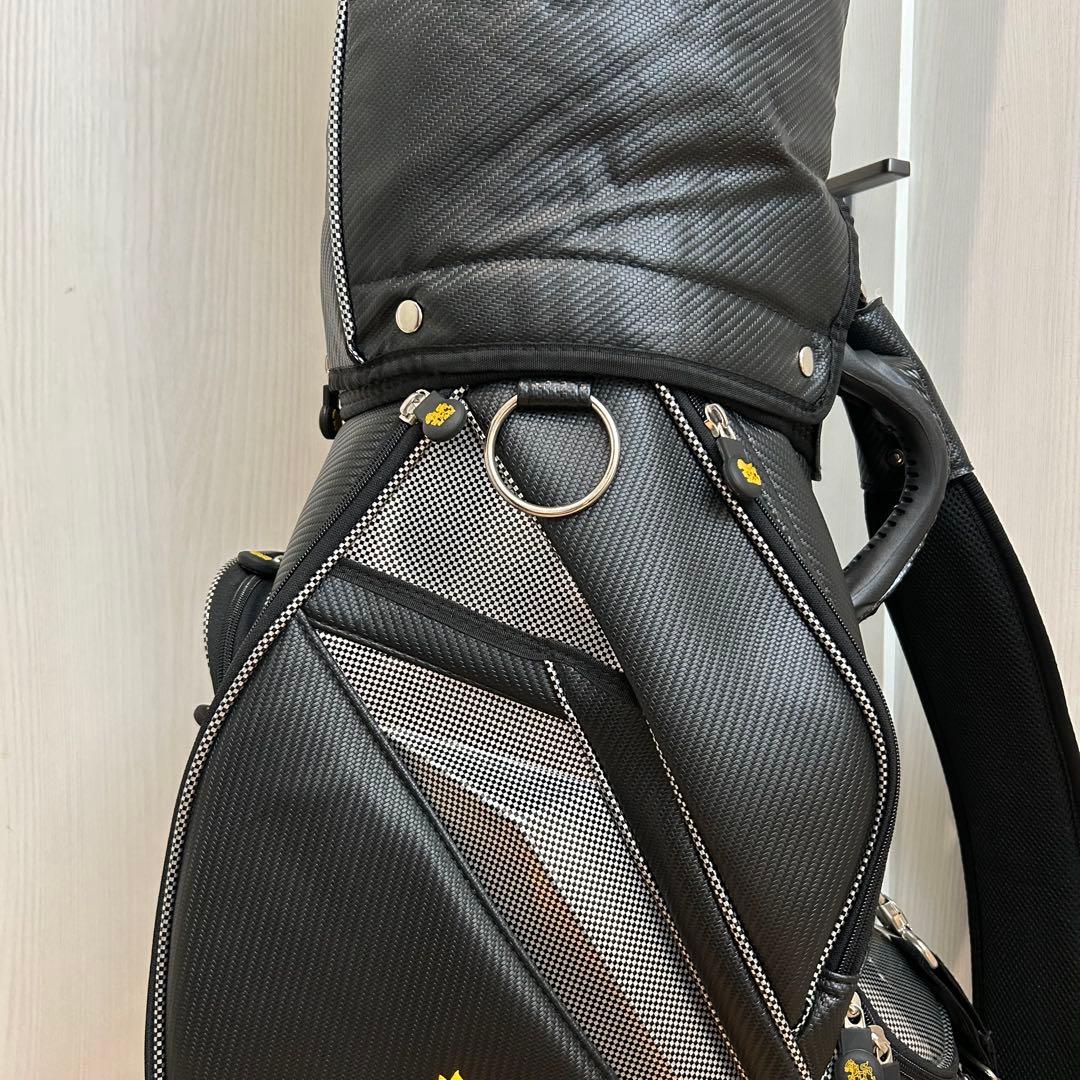 【希少・美品】SINGHA シンハービール　キャディバッグ　ゴルフ　カーボン調