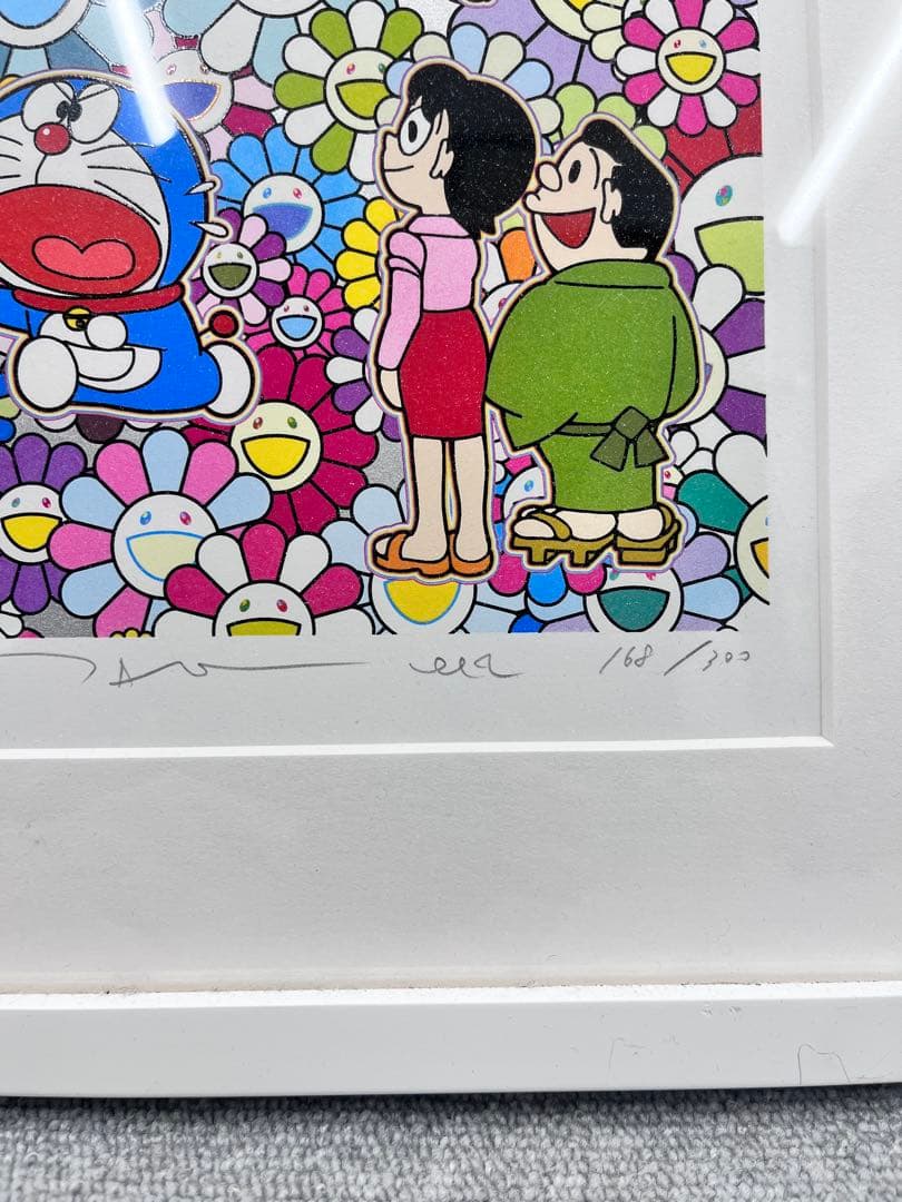 村上隆　TAKASHI MURAKAMI 額付きドラえもん どこでもドア