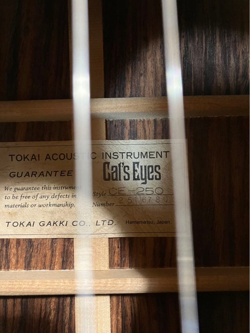 アコースティックギター キャッツアイ　（CatEye）CE250 美品