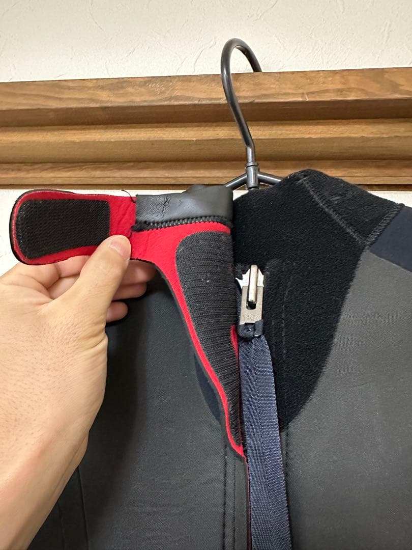 ウェットスーツ　フルスーツ グレー・ネイビー 背面ファスナー